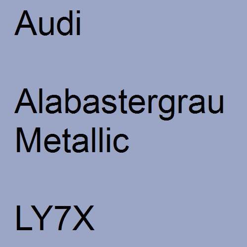 Audi, Alabastergrau Metallic, LY7X.